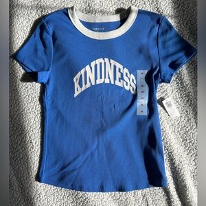 Old Navy 'Kindness' Blue Short-Sleeve Tee